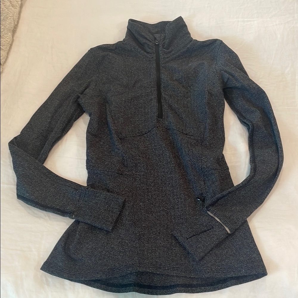 Lululemon Gray Zip-Up Jacket
